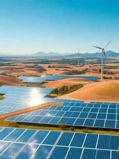 Shifts in the global energy landscape towards renewables