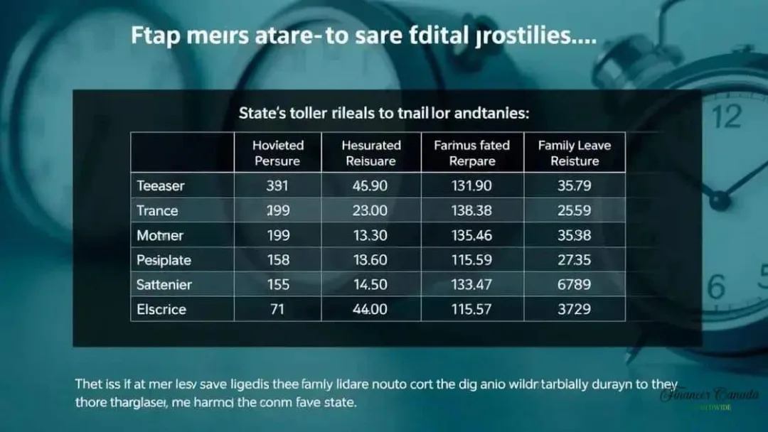 Comparative analysis of leave durations