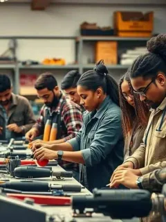 The growth of vocational education and training programs