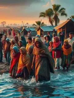 Changes in global migration patterns due to climate change