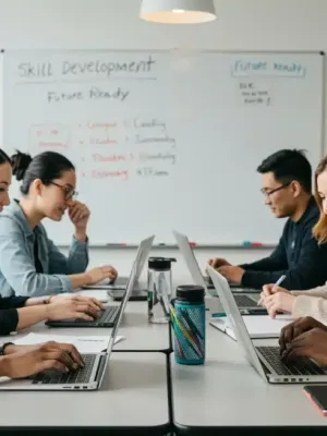 Adult learners engaged in skill development training in Canada, utilizing the 2026 Canada Training Credit.