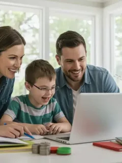 Canadian family leveraging RDSP for child's education, future learning