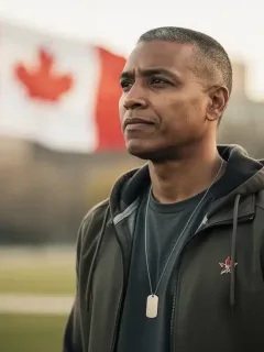 Canadian veteran contemplating, symbolizing comprehensive support programs