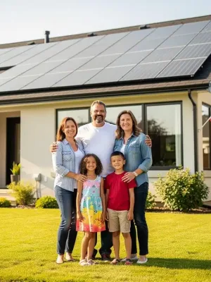 Canadian family receiving 2026 Climate Action Incentive Payment benefit
