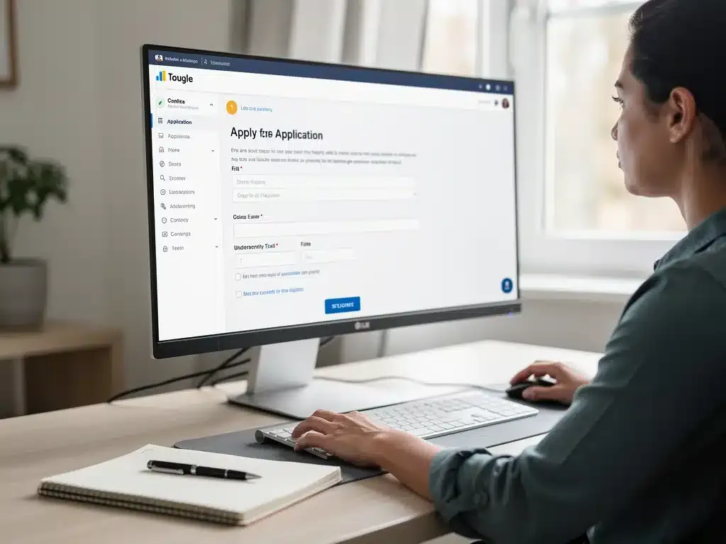 Person applying online for EI sickness benefits 2026, understanding eligibility