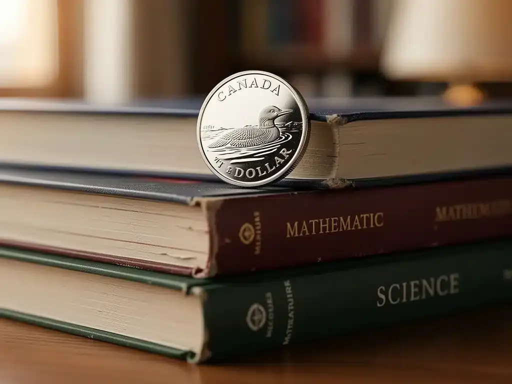Canadian dollar on textbooks, RESP investment