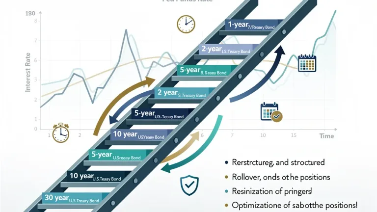 Treasury bond ladder restructuring under Federal Reserve rate changes