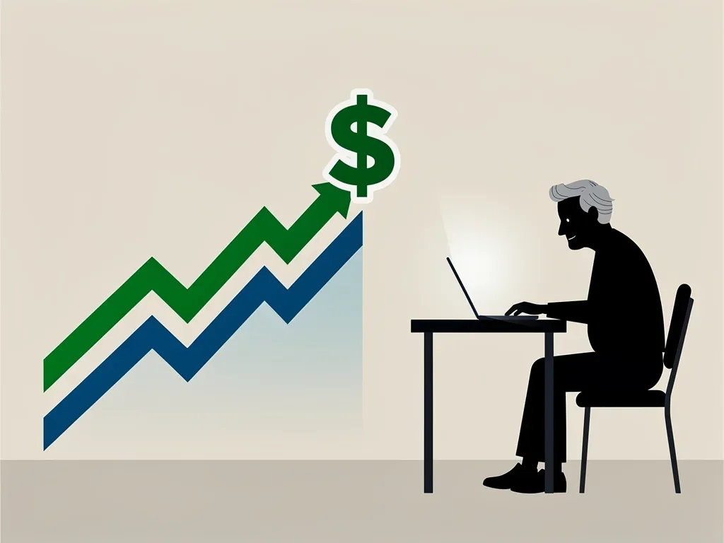Graph showing increased earnings limit for working retirees