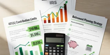 Financial documents and charts illustrating the 2026 IRS 401(k) contribution limit changes and their effect on backdoor Roth conversions.