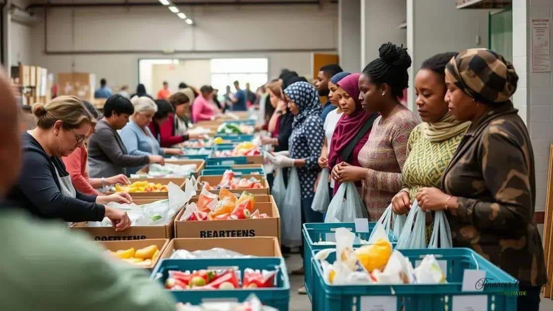 The impact of economic struggles on food aid