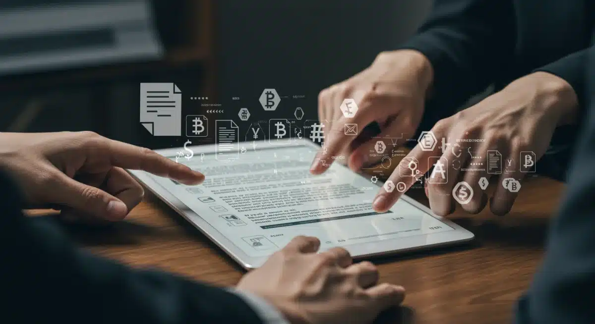 Regulatory documents and cryptocurrency icons symbolizing new Canadian crypto laws.