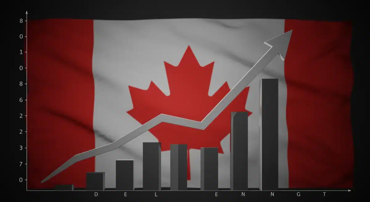 Infographic showing positive economic trends in Canadian housing affordability due to government investment.