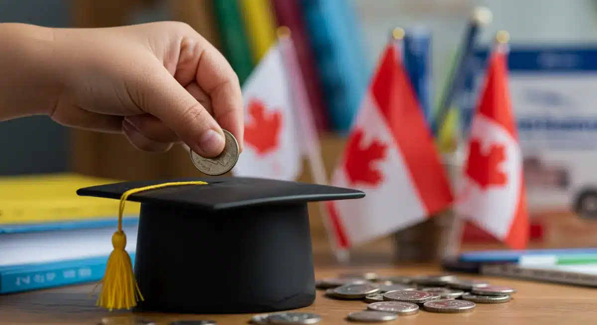 Child saving for education with Canada Learning Bond