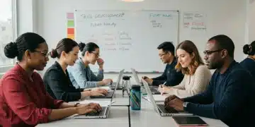 Adult learners engaged in skill development training in Canada, utilizing the 2026 Canada Training Credit.